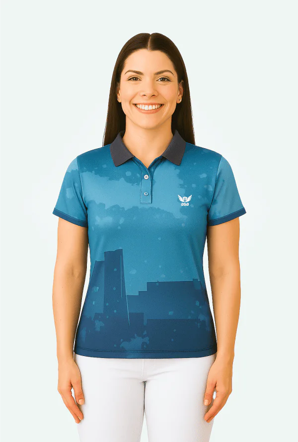 Camisa Polo Baby Look Dry